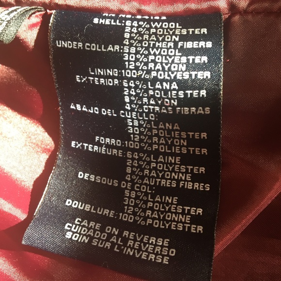 Tommy Hilfiger New York Wool Dress Coat - Picture 7 of 7